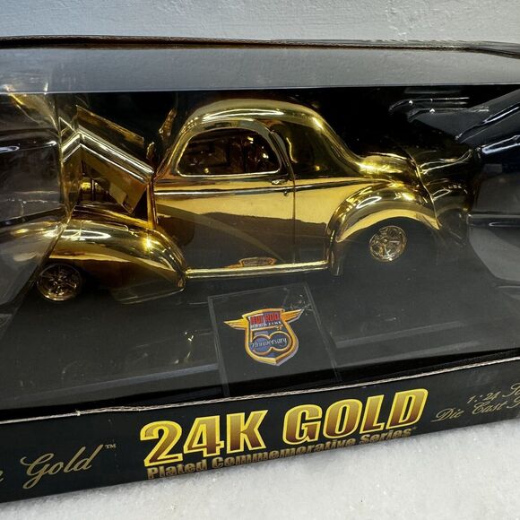 Racing Champions 24K Gold Plated Hot Rod Reflections In Gold 1:24 (1 of 4998) - Picture 2 of 11
